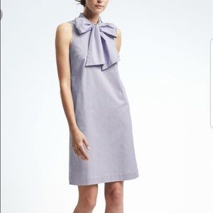 Banana Republic blue & white striped dress